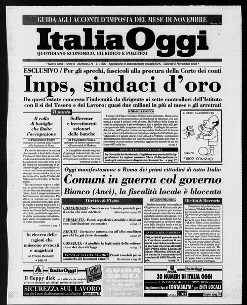 Italia oggi : quotidiano di economia finanza e politica